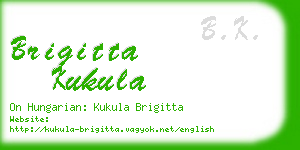 brigitta kukula business card